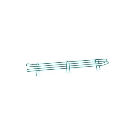 Global Equipment Nexel    Poly-Green    Wire Ledge, 36"W x 4"H AL436G